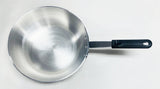 11" Aluminum Stir Fry Pan with Silicone Handle, Height 3 1/2"