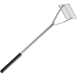 Chrome Plated Potato Masher with Long PVC Handle, Square