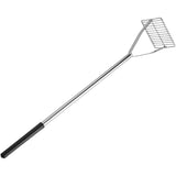 Chrome Plated Potato Masher with Long PVC Handle, Square