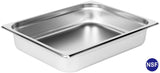 1/2 Half Size Anti-Jam Stainless Steel Steam Table Hotel Pan NSF