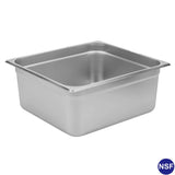 Professional 2/3 Size Anti-Jam Stainless Steel Steam Table Hotel Pan