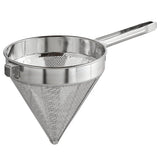 Commercial-Grade Stainless Steel China Cap Strainer, Fine Mesh