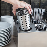 Stainless Steel Flatware Holder Cylinder