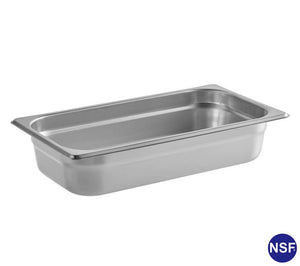 Professional 1/3 Size Anti-Jam Stainless Steel Steam Table Hotel Pan