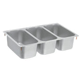 Commercial 22-Gauge Stainless Steel Drop-In Vending Cart Sink-5" Deep