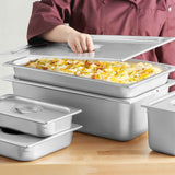 Professional Stainless Steel Steam Table Hotel Pan Cover with A Slot