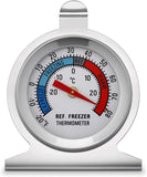 Commercial Grade Freezer Refrigerator Thermometer 2'' Dial