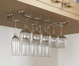 Professional Single Channel Brass/Chrome Plated Wire Glass Stemware Hanger Rack