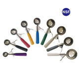 Food Grade Stainless Steel Scoops NSF Certified Plastic Handle 9 Colors