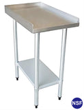 Commercial Stainless Steel Equipment Stand with Galvanized Undershelf