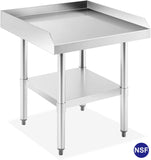 Commercial Stainless Steel Equipment Stand with Galvanized Undershelf