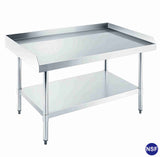 Commercial Stainless Steel Equipment Stand with Galvanized Undershelf