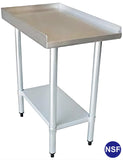 Commercial Stainless Steel Equipment Stand with Galvanized Undershelf