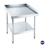 Commercial Stainless Steel Equipment Stand with Galvanized Undershelf