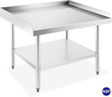 Commercial Stainless Steel Equipment Stand with Galvanized Undershelf