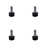 Commercial Shelving Unit Black Leveling Foot 4 Pcs set