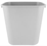 Professional 28 Qt. / 7 Gallon Rectangular Polypropylene Wastebasket / Trash Can