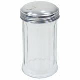 Restaurant 12 oz. Glass Sugar Pourer Dispenser Stainless Steel Cap