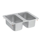 Commercial 22-Gauge Stainless Steel Drop-In Vending Cart Sink-5" Deep