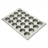 Commercial 24 Cup 7 oz. Silver Glazed Aluminized Steel Jumbo Muffin / Cupcake Pan