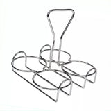 Restaurant Chrome Finish Wire Condiment Jar Holder