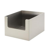 Commercial Satin Stainless Steel Square Tissue Box